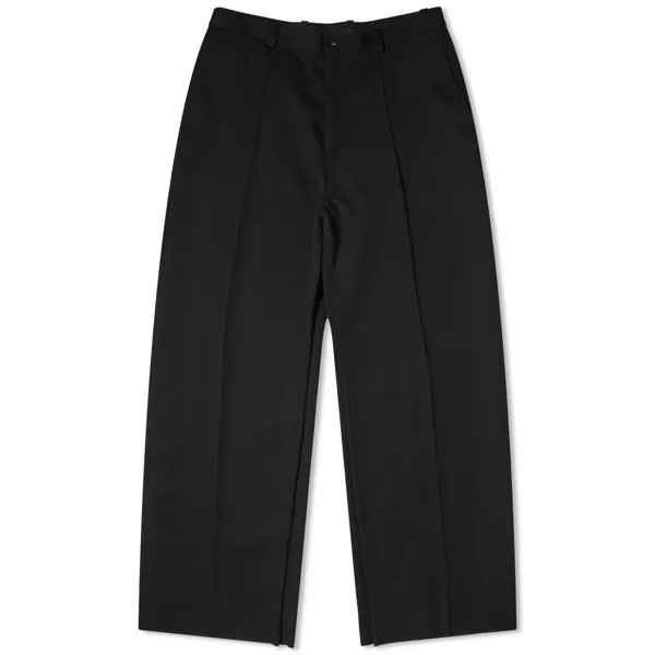 Брюки Balenciaga Runway Double Front Tailored Pant, черный