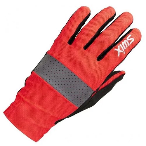 Перчатки Swix, светоотражающие элементы, размер 9, красный