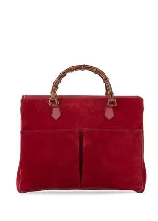 Gucci Pre-Owned сумка-тоут Bamboo с накладными карманами