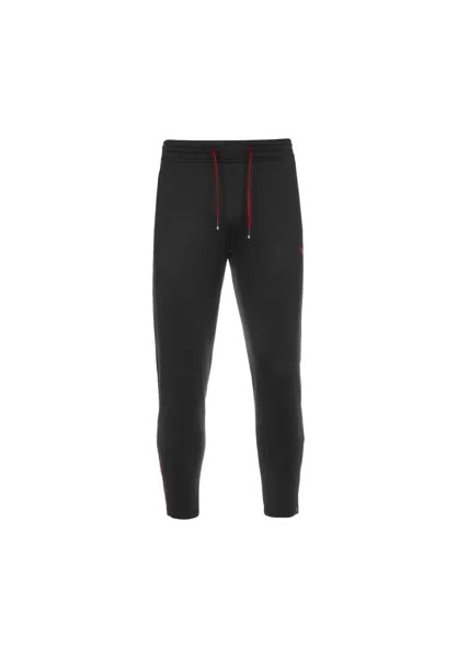 Мужские спортивные штаны Fade PWR из флиса PUMA, цвет Schwarz/ Rot