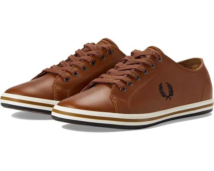 Кроссовки Fred Perry Kingston Leather, цвет Tan/Black