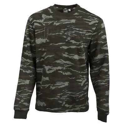 Толстовка Puma Camo Fleece Crew Neck Mens Green 855053-15
