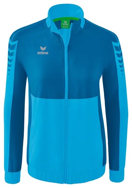 Спортивная куртка erima Six Wings Präsentationsjacke, цвет curacao/mykonos