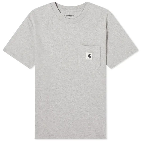 Футболка Carhartt Wip Pocket T-Shirt, цвет Grey Heather