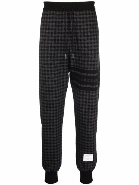 Thom Browne клетчатые спортивные брюки с полосками 4-Bar