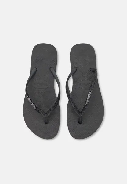 Сандалии SLIM GLITTER II WOMEN Havaianas, цвет black