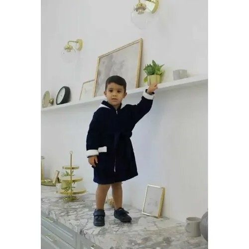 Халат  ЛАРИТА, размер 38, синий
