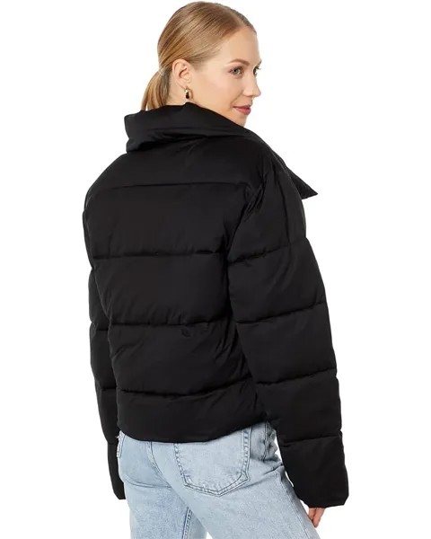 Пуховик Avec Les Filles Envelope Collar Puffer, черный