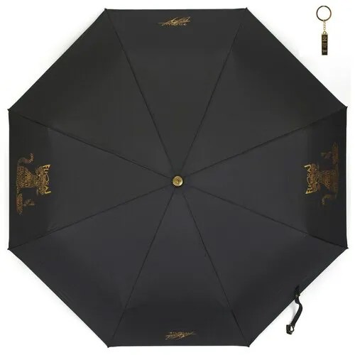 Мини-зонт FLIORAJ, черный, золотой