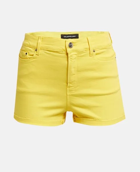 Джинсовые шорты Karl Lagerfeld, желтый