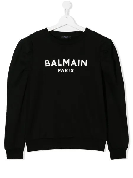 Balmain Kids толстовка с логотипом