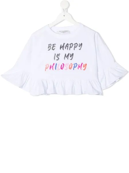 Philosophy Di Lorenzo Serafini Kids футболка с оборками