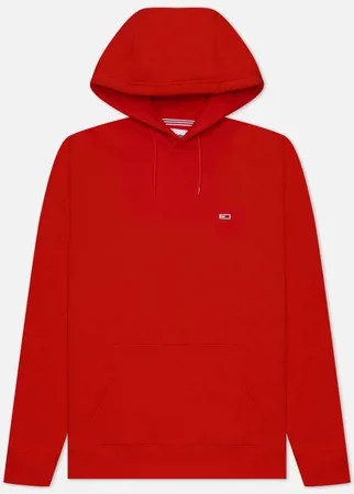 Мужская толстовка Tommy Jeans Regular Fleece Hoodie, цвет красный, размер XL