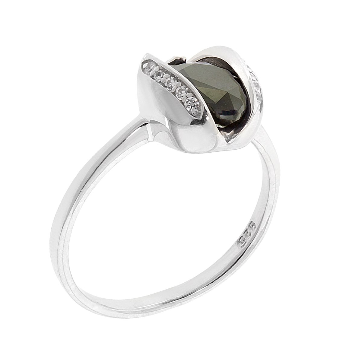 Кольцо женское Balex Jewellery 1405937696 из серебра сапфир/фианит, р. 17