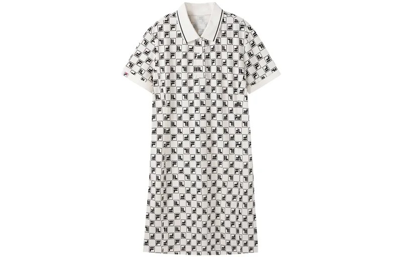 FILA Женские шорты-платье с рукавами, цвет Allover Print