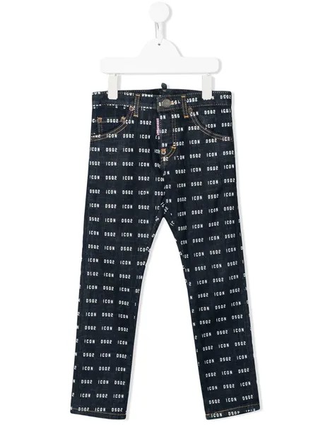 Dsquared2 Kids джинсы с узором Icon