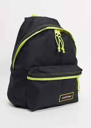 Черный рюкзак с контрастной молнией и мягкими вставками Eastpak Padded Pak'R-Черный цвет