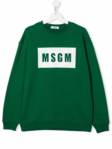 MSGM Kids толстовка с логотипом