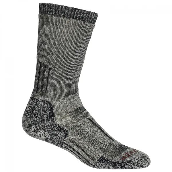 Походные носки Icebreaker Women's Mountaineer Expedition Mid Calf, цвет Jet Heather/Espresso