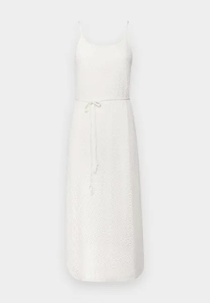 Повседневное платье VILIBERINA U-NECK MIDI SLIP VILA, песочный