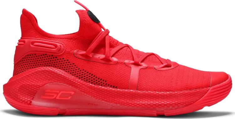 Кроссовки Under Armour Curry 6 Heart Of The Town, красный