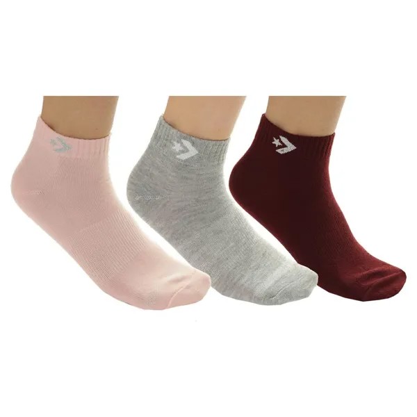 Комплект носков женских Converse E750O3012 разноцветных 39-42