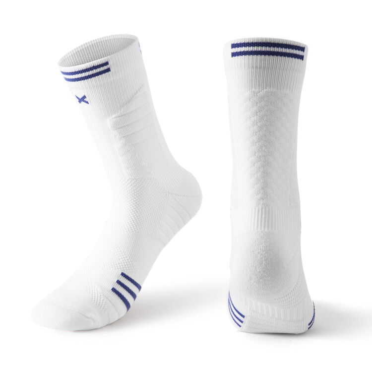 Picking Up Socks Мужские баскетбольные носки Shiwaji, 2 двуспальные Бежевый + темно-синий