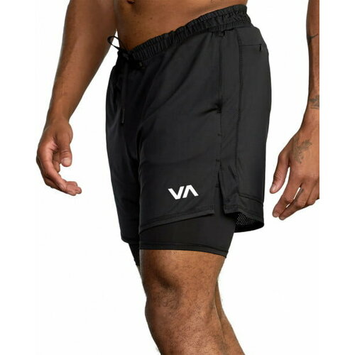 Шорты  RVCA, размер M, черный