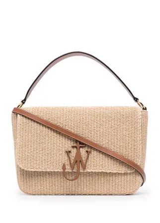 JW Anderson плетеная сумка на плечо с логотипом Anchor