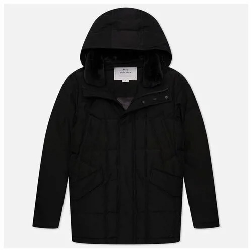 Мужской пуховик Woolrich Blizzard Field чёрный, Размер XXXL