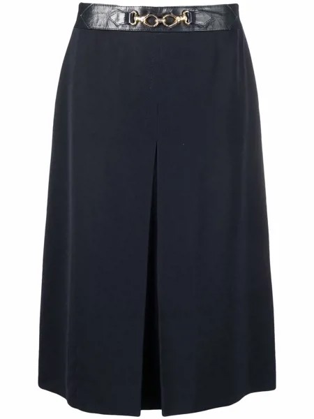 Céline Pre-Owned юбка миди 1970-х годов с поясом
