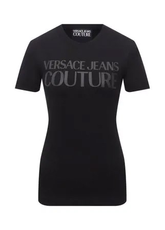 Хлопковая футболка Versace Jeans Couture