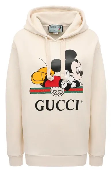 Хлопковое худи Disney x Gucci Gucci