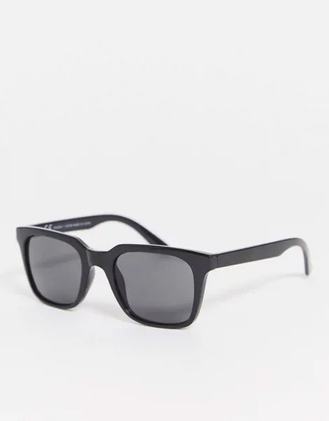 Черные солнцезащитные очки Weekday Gate-Черный
