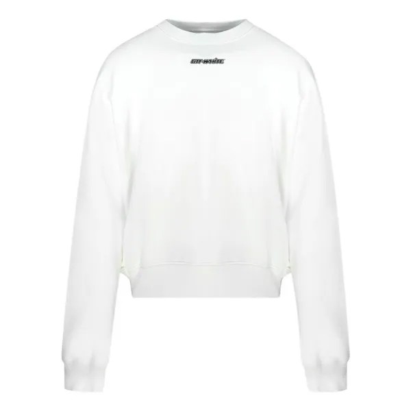 Розовый - Белый свитшот с логотипом Marker Arrow Off-White, белый