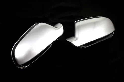 Высокое качество авто-Стайлинг S линия стиль Серебряный матовый хром боковое зеркало крышка Замена подтяжки лица версия для A5