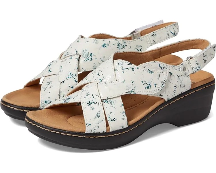 Туфли Clarks Merliah Echo, цвет Blue Floral Textile