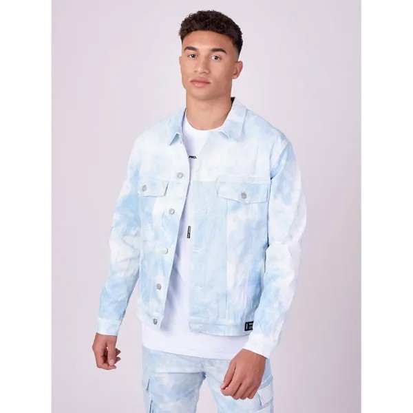 Куртка Project X Paris Denim With Tie&Dye Pattern Project X Paris, синий