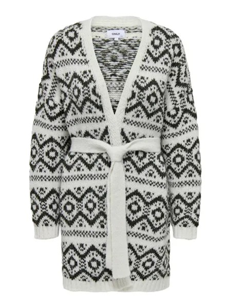 Вязаный кардиган Only CARIN, кремовый