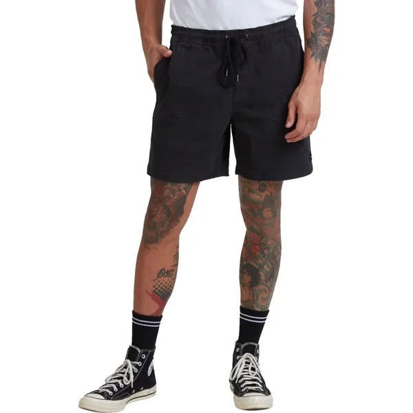 Эластичные шорты escape Rvca, черный