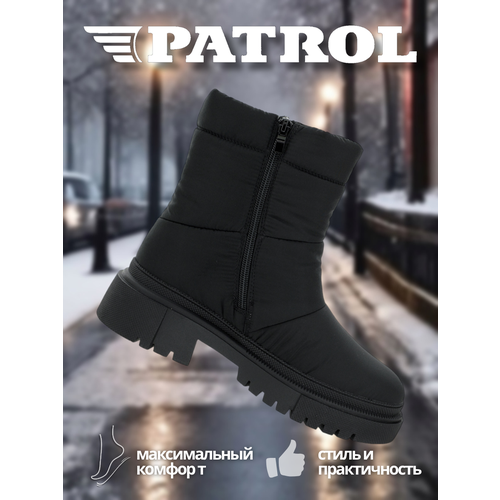 Сапоги PATROL, размер 37, черный
