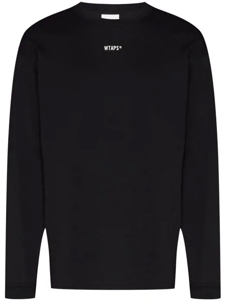 WTAPS футболка с длинными рукавами и принтом Crossbones