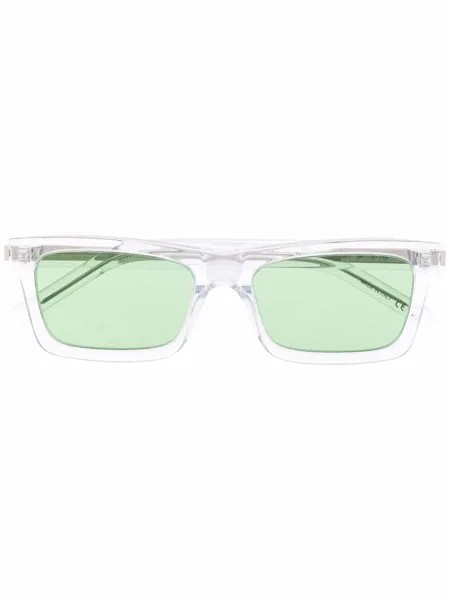 Saint Laurent Eyewear солнцезащитные очки в прямоугольной оправе