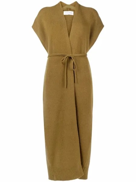 Extreme cashmere длинный кардиган с поясом