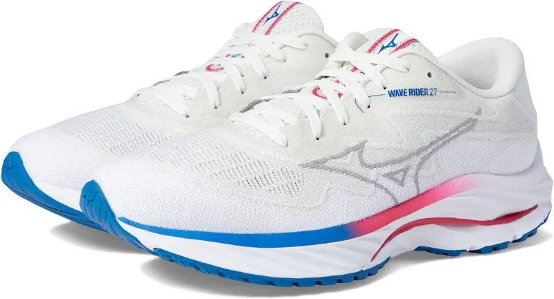 Кроссовки Wave Rider 27 SSW Mizuno, цвет White/Ultimate Grey