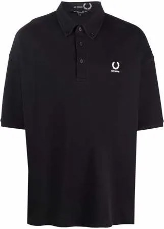 Raf Simons X Fred Perry рубашка поло с вышитым логотипом