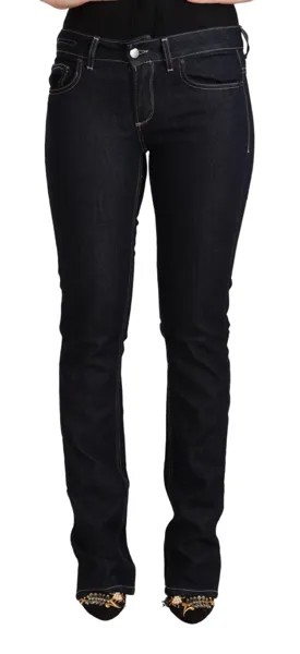 Джинсы GF FERRE Черные хлопковые эластичные женские джинсовые скинни с низкой талией s. W26 Рекомендуемая розничная цена 300 долларов США
