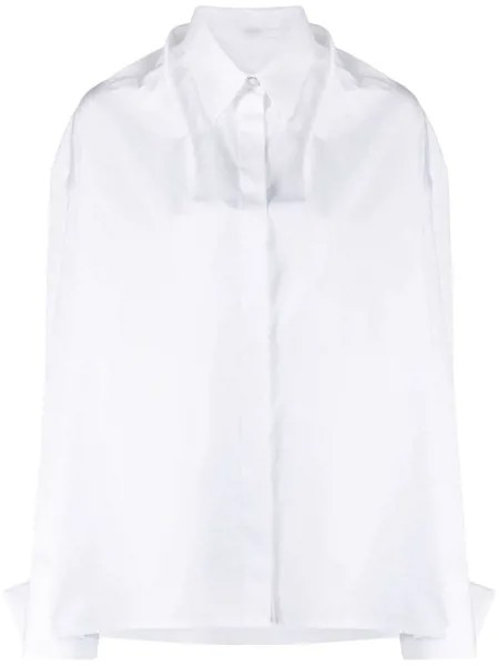 Givenchy рубашка оверсайз с длинными рукавами