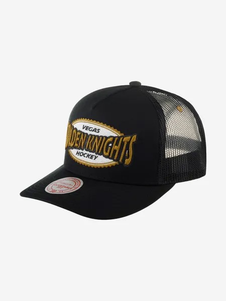 Бейсболка с сеточкой MITCHELL NESS HHSS5766-VGKYYPPPBLCK Vegas Golden Knights NHL (черный), Черный
