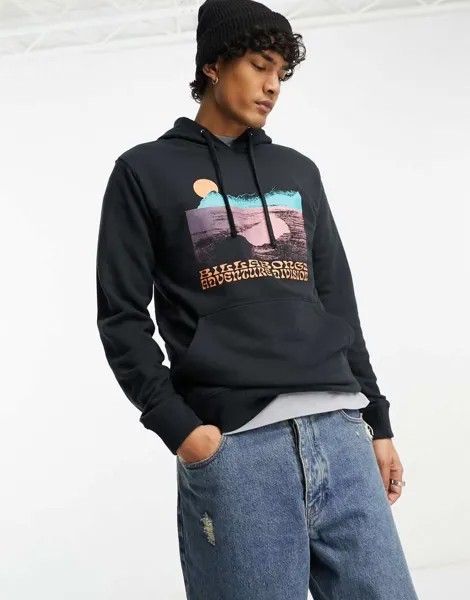 Черная толстовка с волнами Billabong Alaska